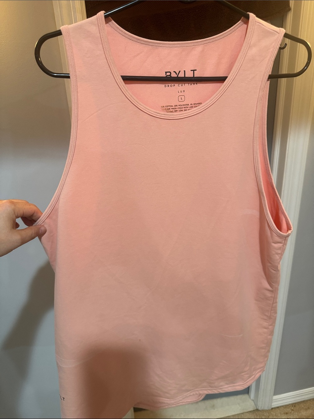 BYLT Basics Light Pink Men's Muscle Tank